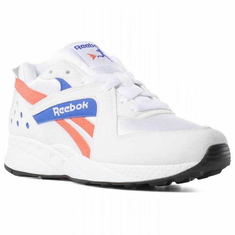 Tenisi Reebok Pyro Dama Albi/Rosii/Negrii Romania MU7585FL